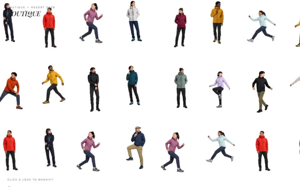 Fashion Lookbook homepage preview