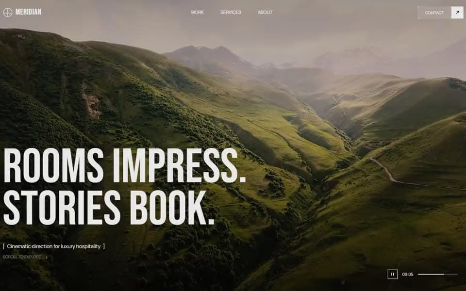 Film Studio website template preview