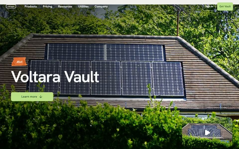 Home Energy Company website template preview