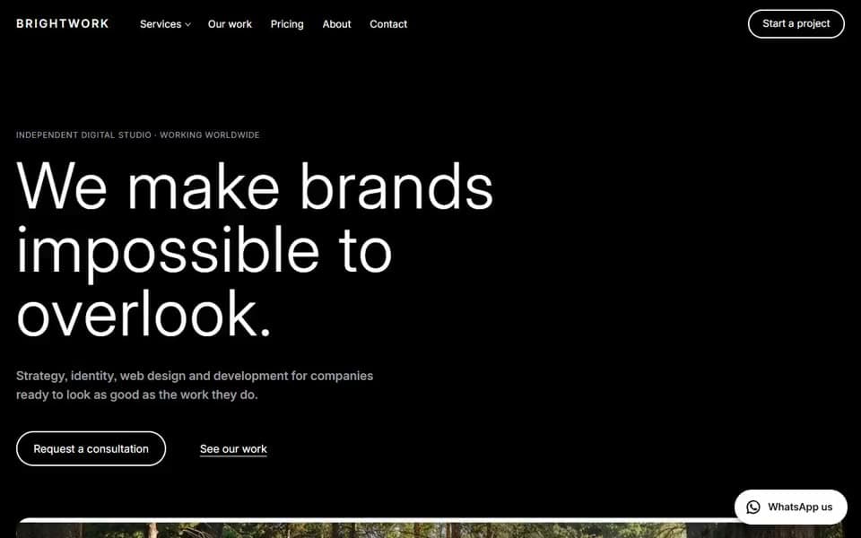 Web Design Agency website template preview
