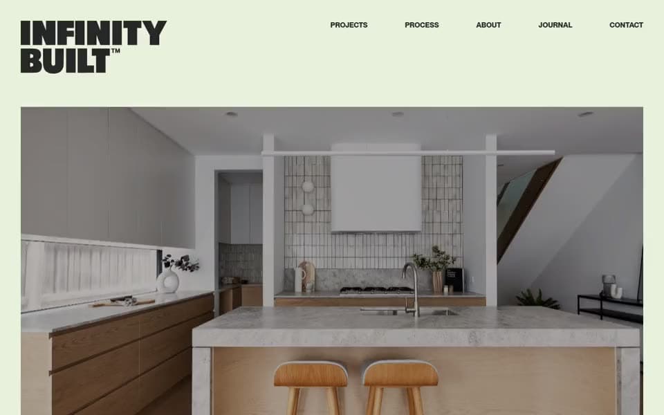 Custom Home Builder homepage preview