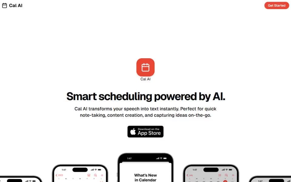 Mobile App Landing Page homepage preview