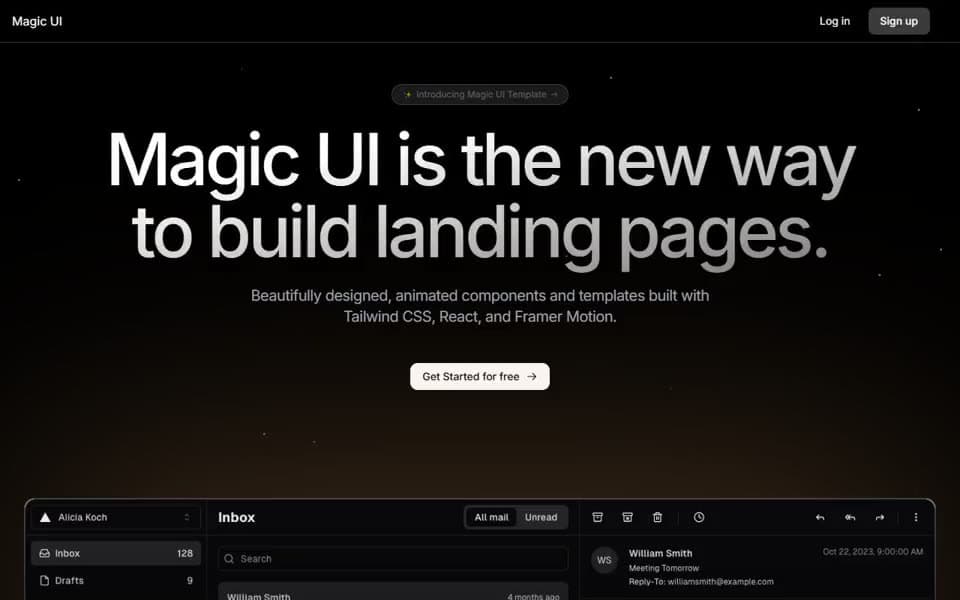 Startup Landing Page homepage preview