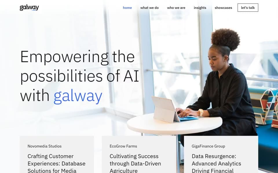 Tech Consulting Studio homepage preview